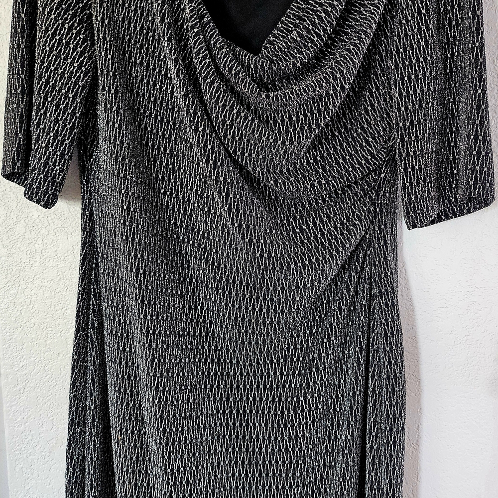 Elegant Black and White Women's Dress